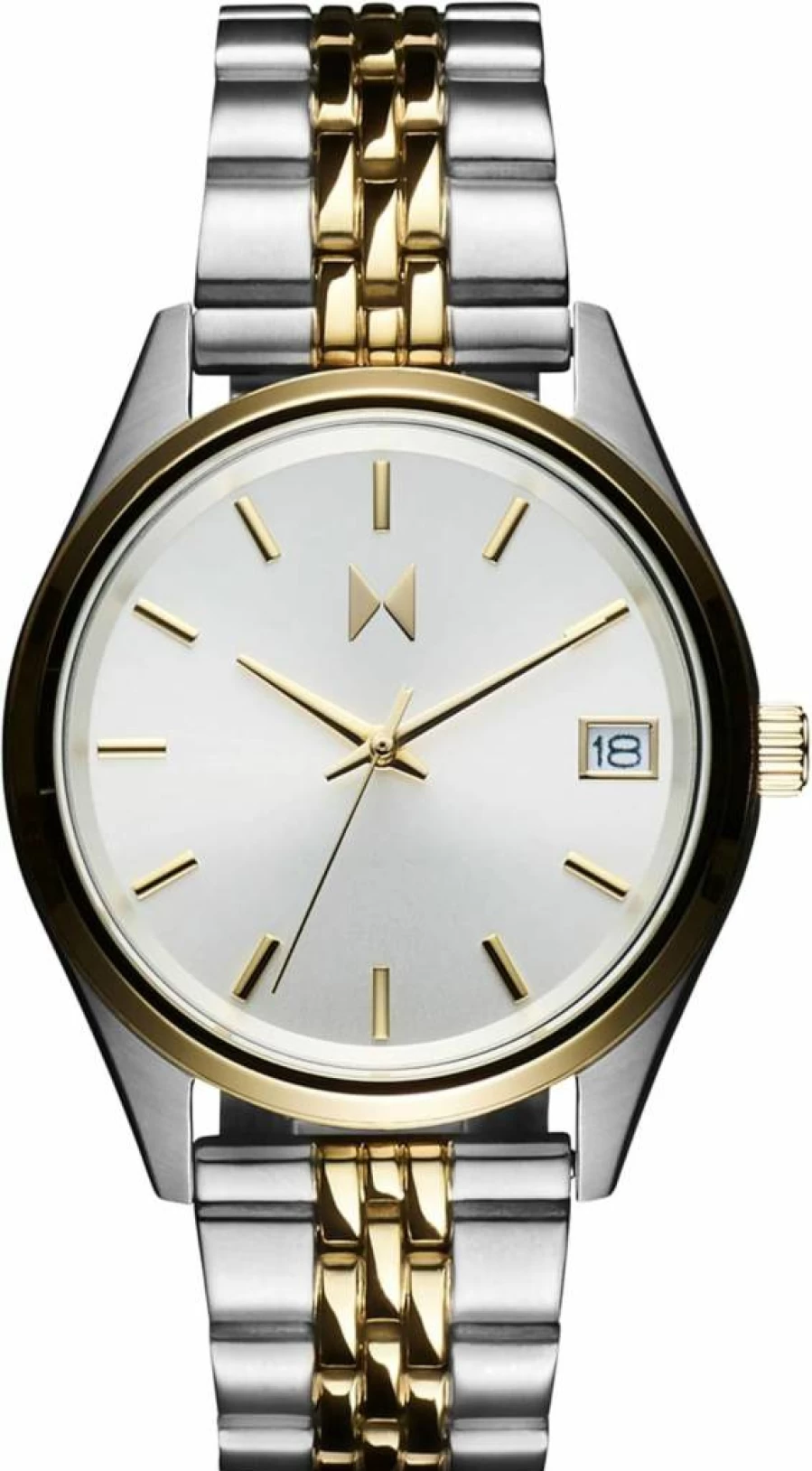 MVMT Women's Minimalist Vintage Boyfriend Watch - 36mm Analog, 5 ATM Water Resistance, Premium Rose Gold Case