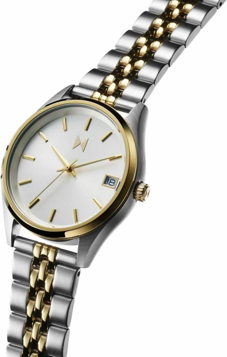 MVMT Women's Minimalist Vintage Boyfriend Watch - 36mm Analog, 5 ATM Water Resistance, Premium Rose Gold Case