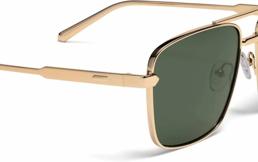 MVMT Horizon Square Aviator Sunglasses - Polarized, Water-Resistant, Smudge-Proof Lenses for Men & Women