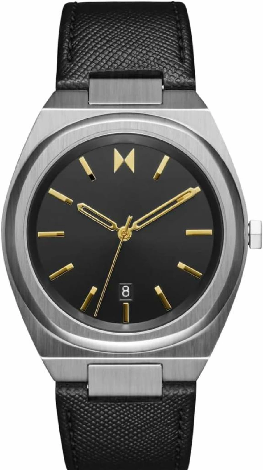MVMT Men's Odyssey II 40mm Quartz Watch with Calfskin Strap - Water Resistant 50M, Sport & Everyday Wear