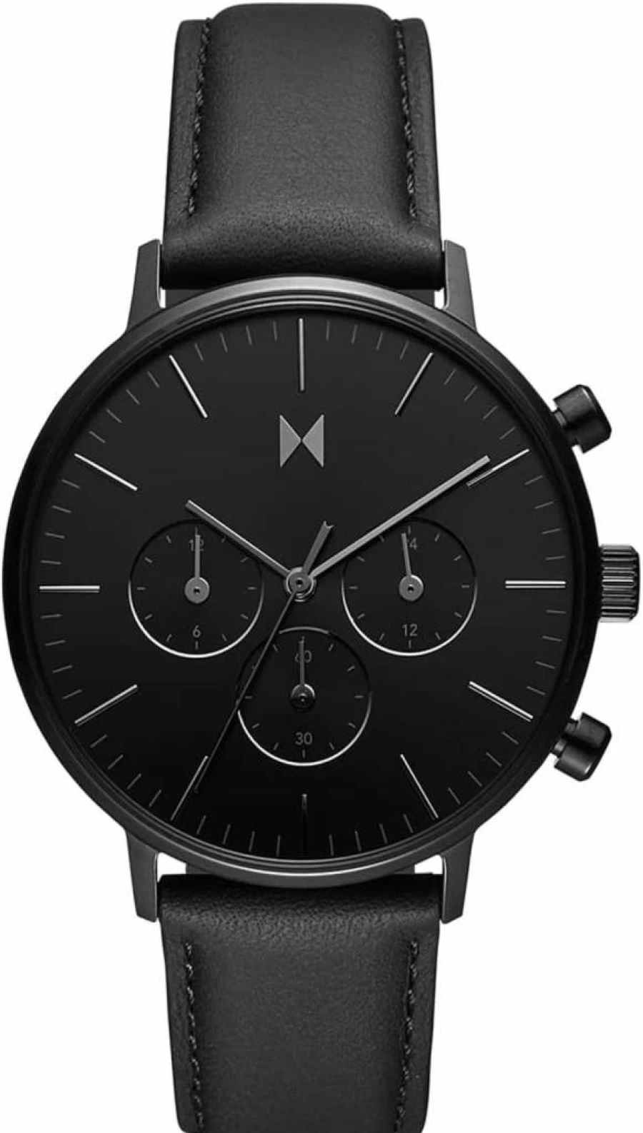 MVMT Legacy Traveler Men's Dual-Time Wristwatch - Slim 42mm Automatic Japanese Quartz Watch with Interchangeable Bands - Minimalist Lightweight Work Watch