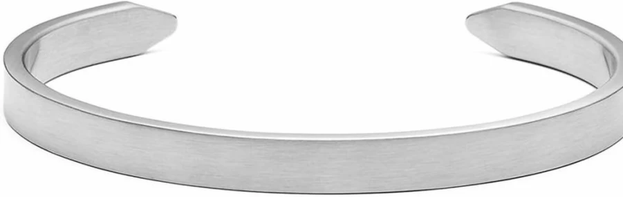 MVMT Men's Minimalist Stainless Steel Cuff Bracelet – Sleek & Modern Design