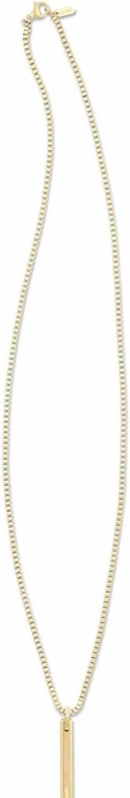 MVMT Men's Monolith Stainless Steel Necklace with Lobster Clasp | Modern Pendant Design