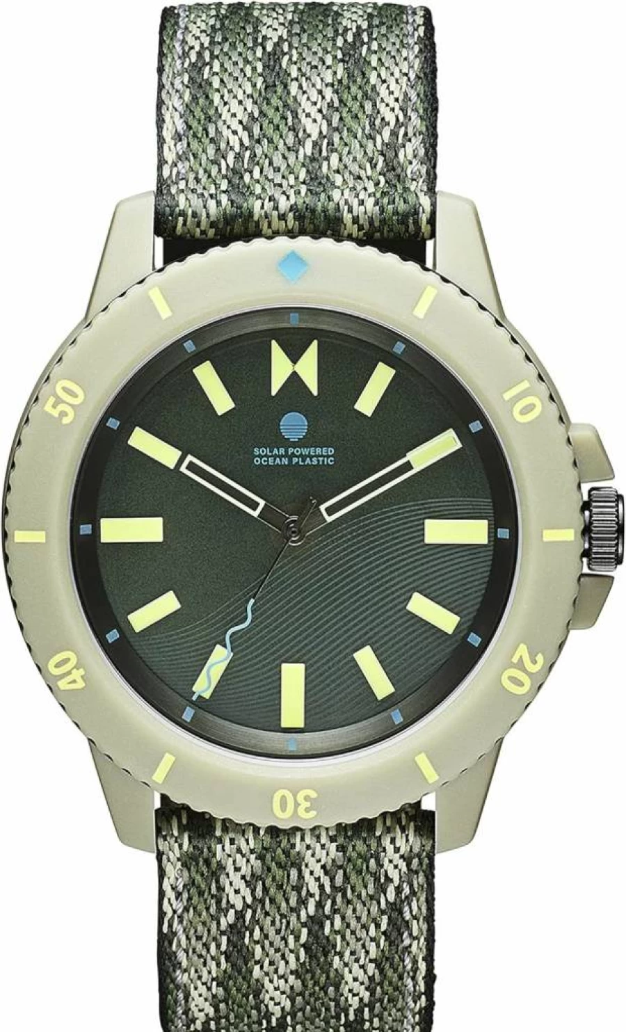MVMT Men's 45mm Green Ocean Plastic Eco-Friendly Watch