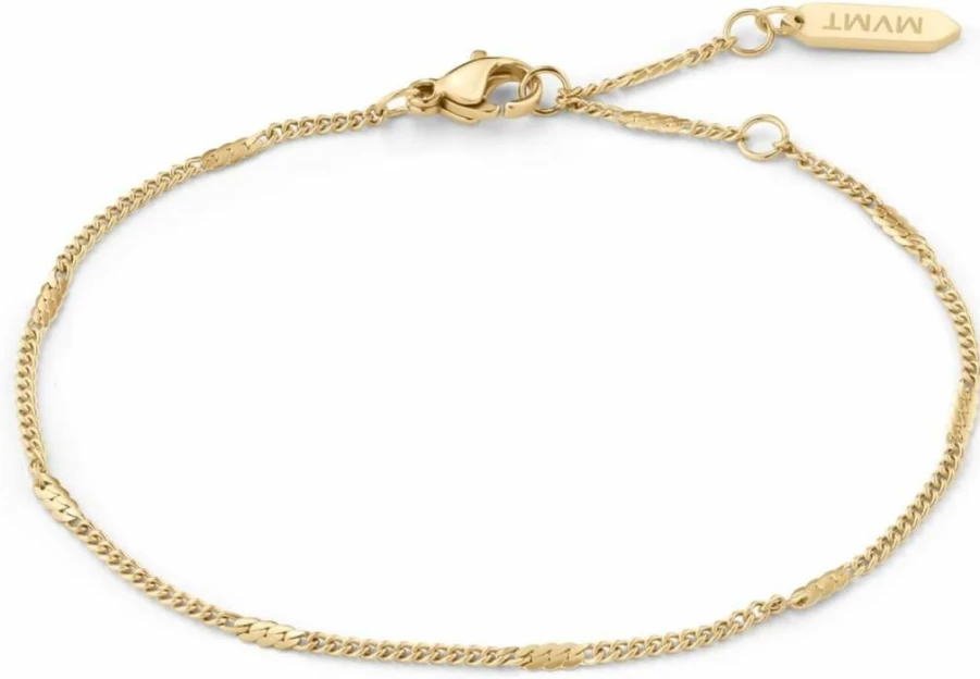 MVMT Women's Gold Plated Stainless Steel Chain Bracelet - Fashion Jewelry Accessory