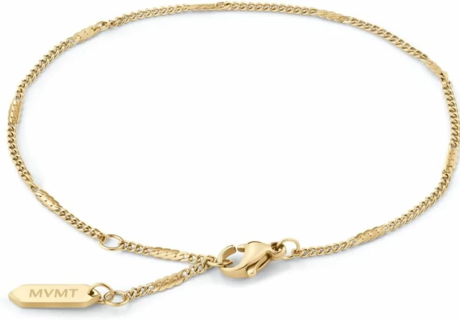 MVMT Women's Gold Plated Stainless Steel Chain Bracelet - Fashion Jewelry Accessory