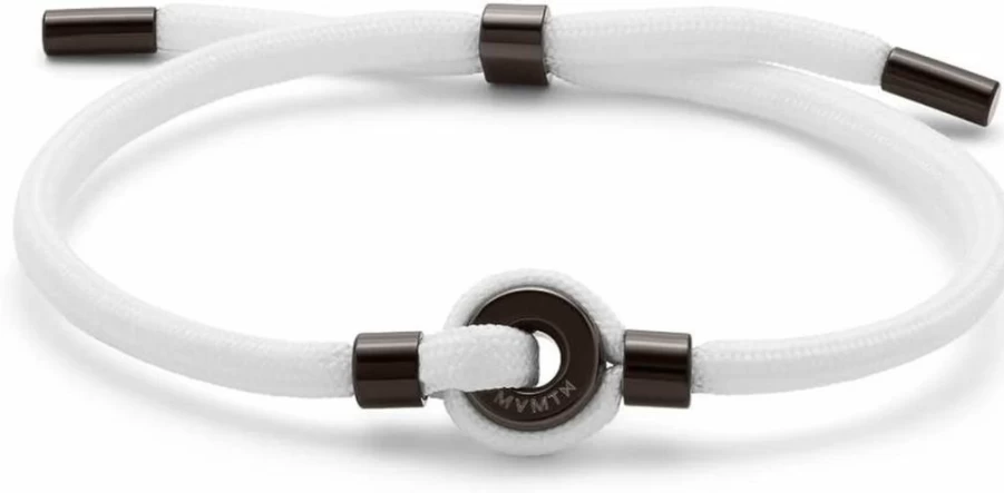 MVMT Men's Upcycled Rope & Ceramic Bead Bracelet – Sustainable Stylish Accessory