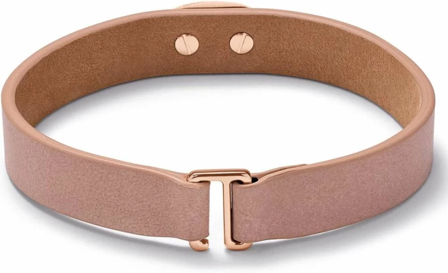 MVMT Women's Heartlock Leather Bracelet - Stylish & Elegant Gift