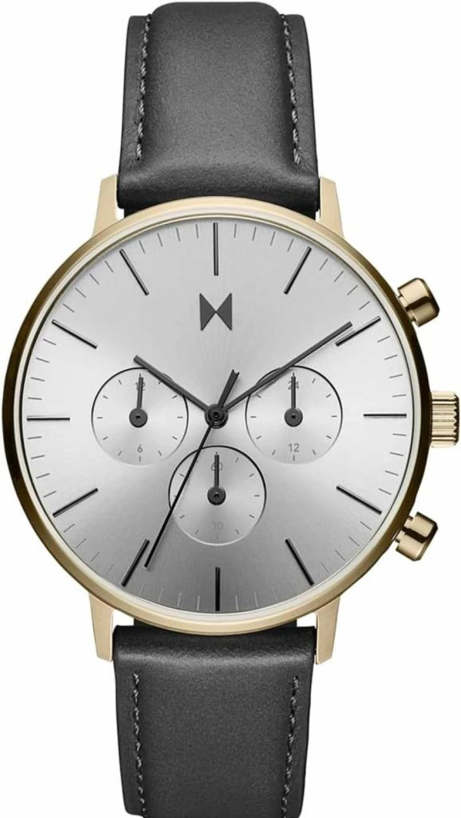 MVMT Legacy Traveler Men's Dual-Time Wristwatch - Slim 42mm Automatic Japanese Quartz Watch - Lightweight Minimalist Design with Interchangeable Bands