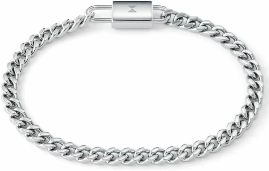 MVMT Men's Stainless Steel 5mm Chain Bracelet - Stylish Fashion Jewelry Accessory for Men