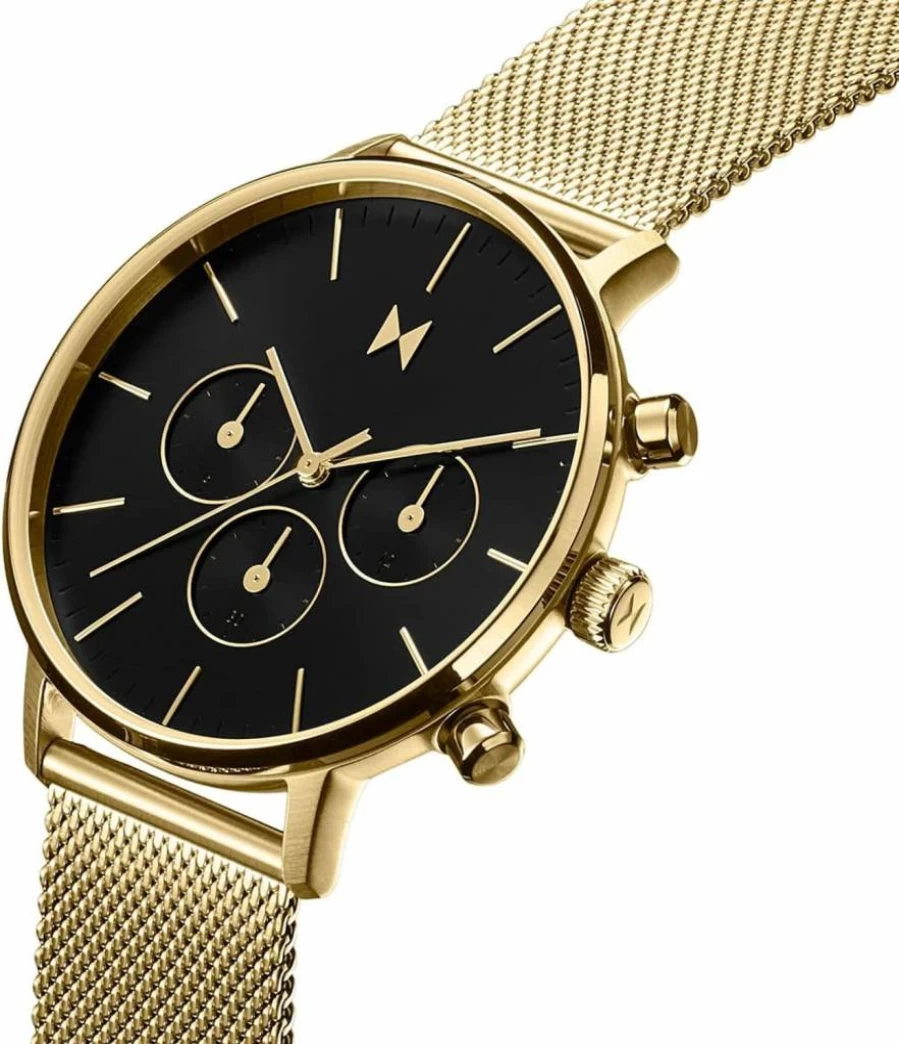 MVMT Legacy Traveler Men's Dual-Time Wristwatch - 42mm Slim Automatic Japanese Quartz Watch - Lightweight Minimalist Design with Interchangeable Bands