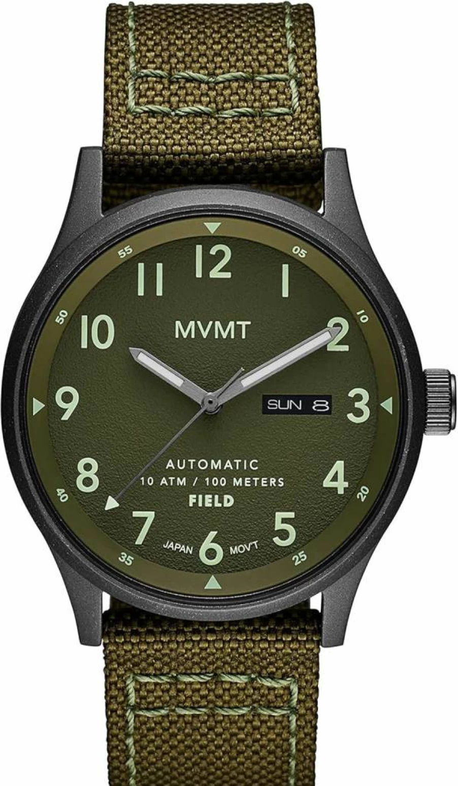 MVMT Field Automatic Watch for Men - Premium Stainless Steel Chronograph Timepiece