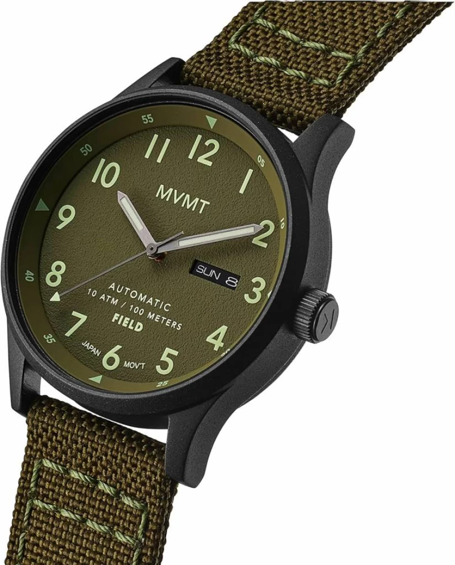 MVMT Field Automatic Watch for Men - Premium Stainless Steel Chronograph Timepiece