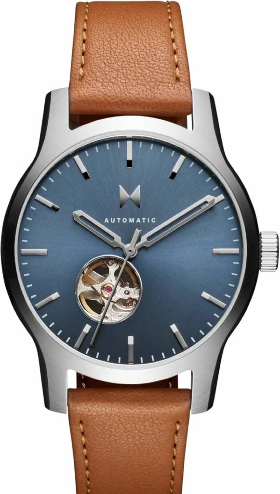 MVMT Men's Classic II Automatic Watch - 42mm Stainless Steel, 5ATM Water Resistant, Everyday Sports Wear for Him