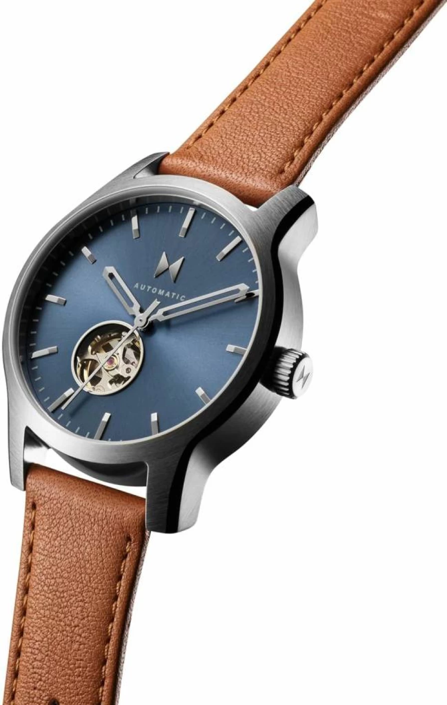 MVMT Men's Classic II Automatic Watch - 42mm Stainless Steel, 5ATM Water Resistant, Everyday Sports Wear for Him