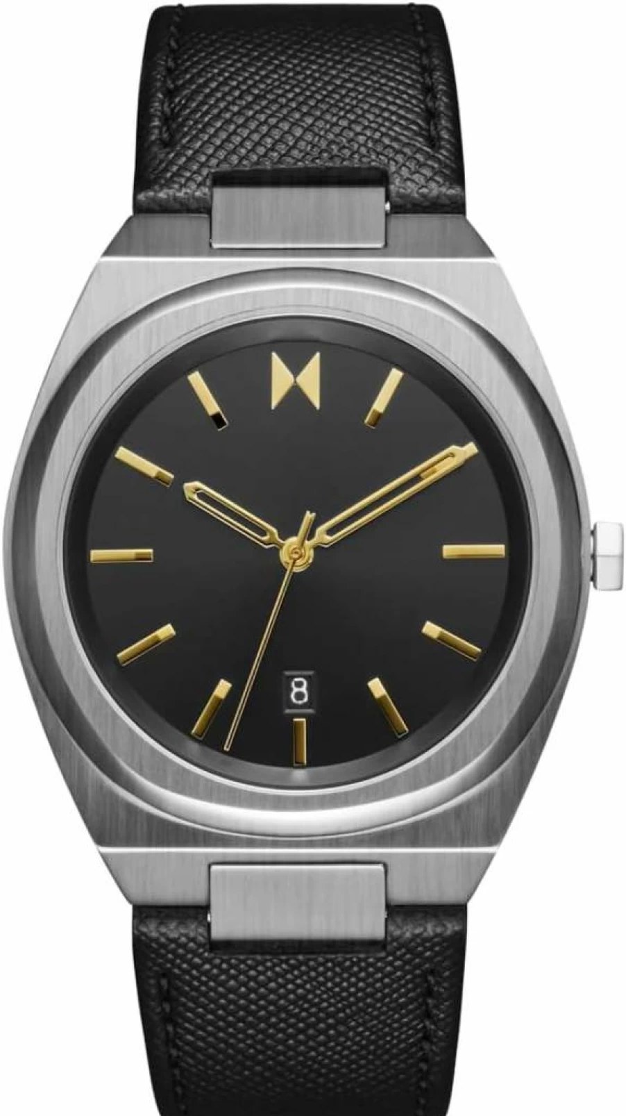 MVMT Men's Odyssey II 40mm Quartz Watch with Calfskin Strap - Water Resistant 50M, Sport & Everyday Wear