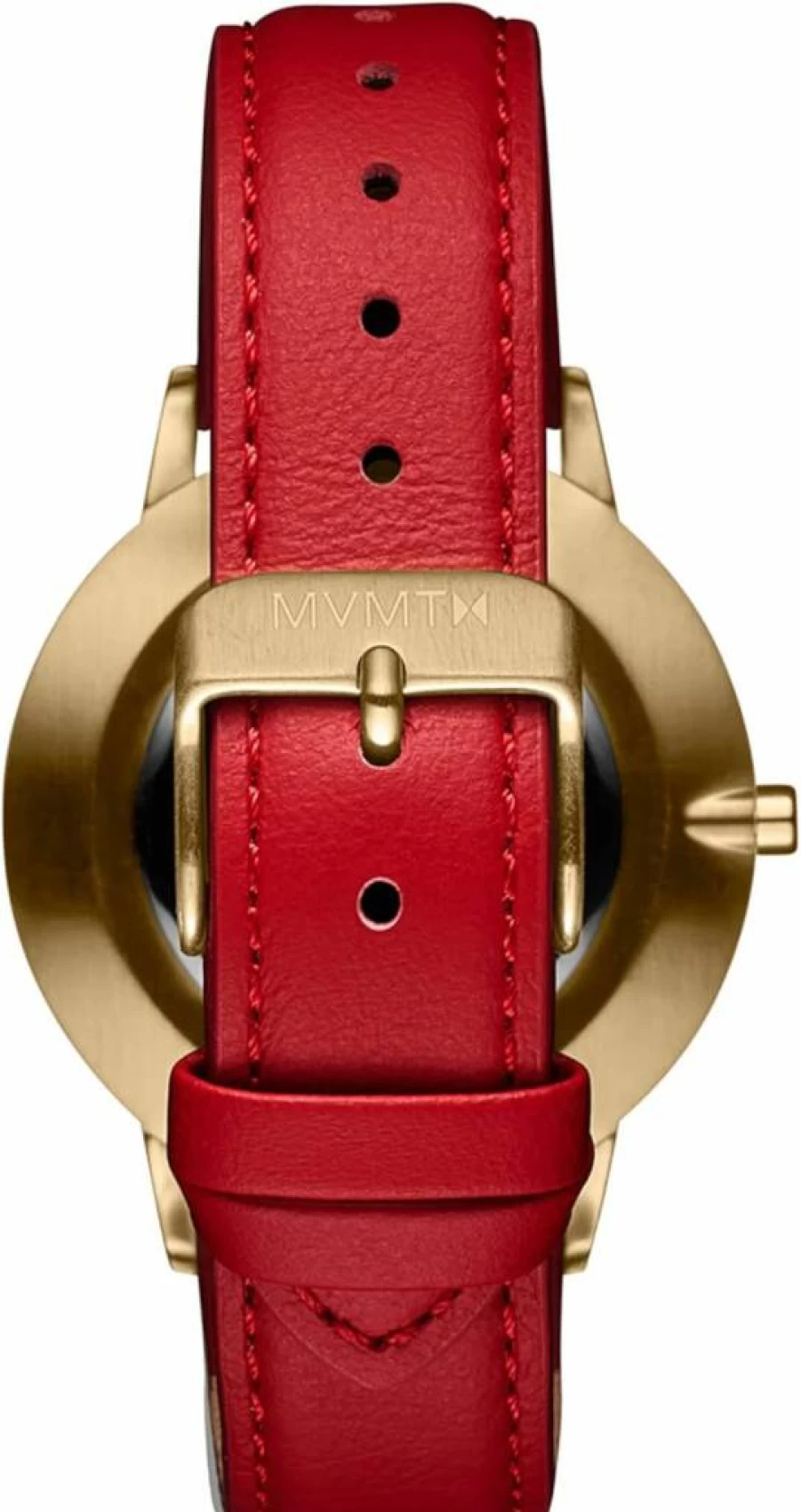 MVMT Women's Boulevard 38mm Ruby Red Stainless Steel Watch – Minimalist Fashion Watch for Women