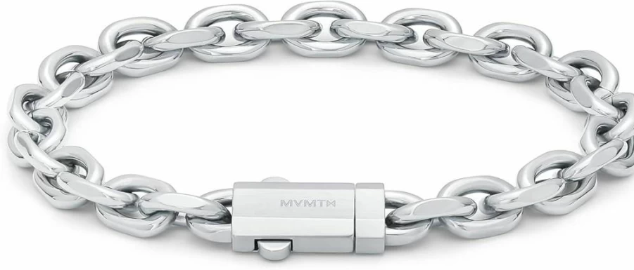 MVMT Men's Industrial Chain Bracelet - Stainless Steel Stylish & Durable Wristband