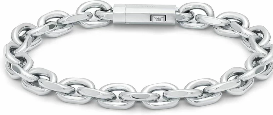 MVMT Men's Industrial Chain Bracelet - Stainless Steel Stylish & Durable Wristband