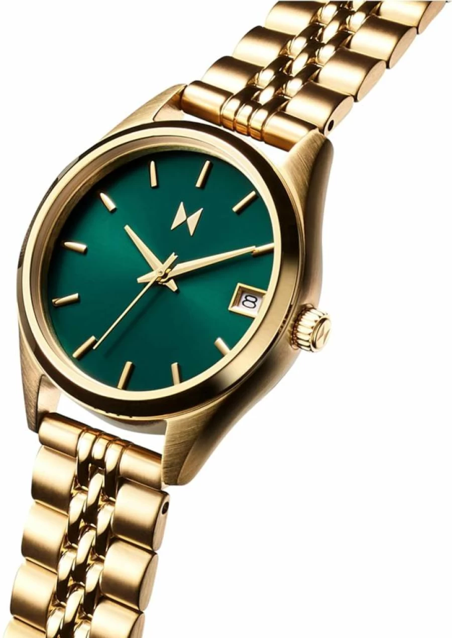 MVMT Women's Rise Minimalist Vintage Watch - 30mm Stainless Steel Bracelet, 5ATM Water Resistant, Quartz Movement, Elegant Dress Watch