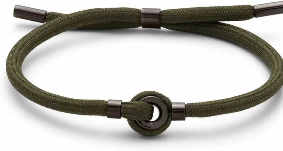 MVMT Men's Sustainable Ocean Plastic Rope Bracelet – Eco-Friendly Upcycled Wristband