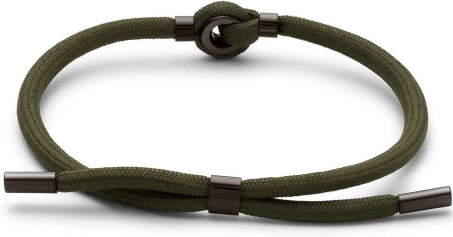 MVMT Men's Sustainable Ocean Plastic Rope Bracelet – Eco-Friendly Upcycled Wristband