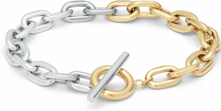 MVMT Women's Chunky Cable Bracelet - Stainless Steel Fashion Jewelry