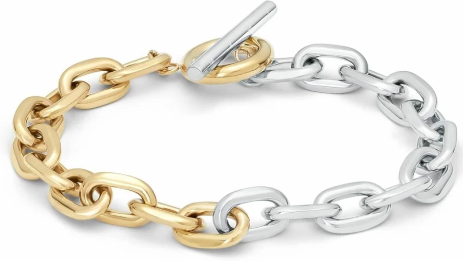 MVMT Women's Chunky Cable Bracelet - Stainless Steel Fashion Jewelry