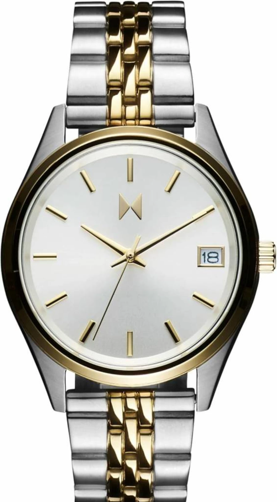 MVMT Women's Minimalist Vintage Boyfriend Watch - 36mm Analog, 5 ATM Water Resistant, Premium Rose Gold Case