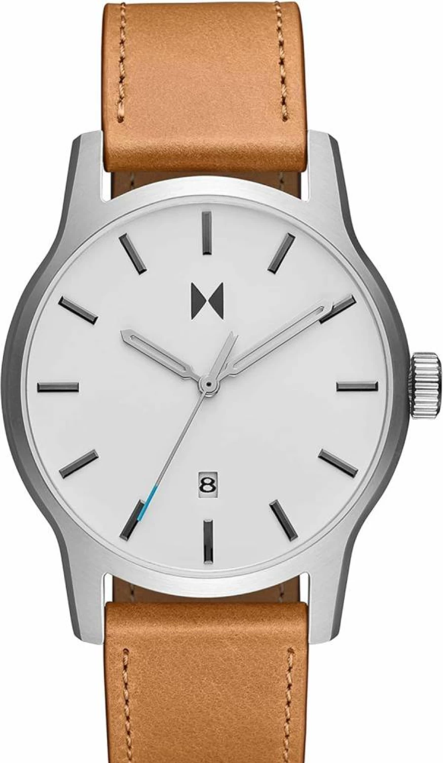 MVMT Classic II Vintage Men's Watch - Minimalist Stainless Steel Wristwatch - 44mm Water Resistant (5 ATM) - Premium Leather & Interchangeable Bands