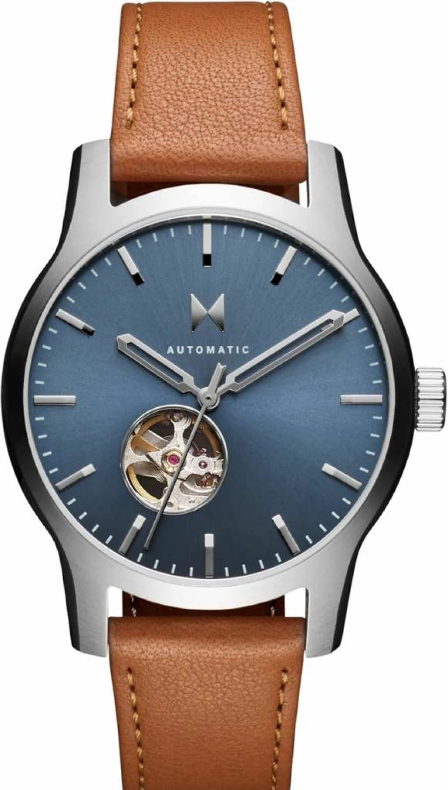 MVMT Men's Classic II Automatic Watch - 42mm Stainless Steel, 5ATM Water Resistant, Everyday Sports Wear for Him
