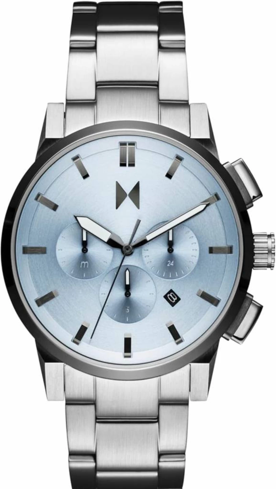 MVMT Chrono II Men's Ceramic Bracelet Chronograph Watch - Water Resistant Minimalist Design, Ideal Gift for Men
